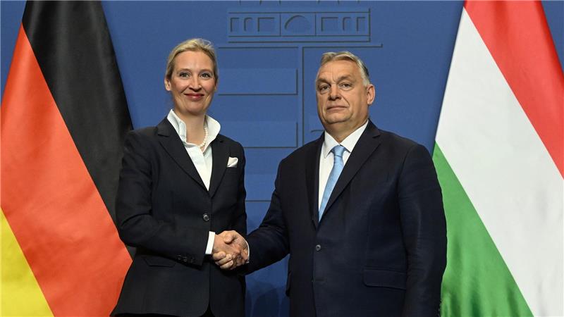 Noch im vergangenen Jahr wurde AfD-Chefin Alice Weidel von Orban in Budapest empfangen.