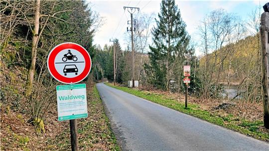 Noch ist der Forstweg zur Umfahrung der Bramkebrücke nur für Forstmitarbeiter und den Rettungsdienst freigegeben, schon bald sollen aber einige Schulenberger mit Sondergenehmigung den Weg nutzen dürfen. Foto: Skuza