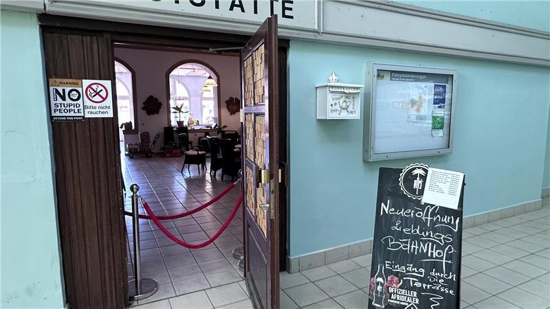 Noch ist der Zugang aus der Bahnhofshalle nicht möglich, das ändert sich aber bald.