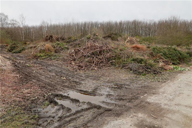 Noch ist es beim Bollrich recht matschig, bis zum Ostersonntag soll das Wetter stetig besser werden. Foto: Epping