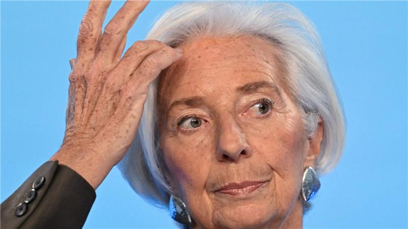Noch macht die Aufwertung des Euro zum Dollar den Euro-Währungshütern um EZB-Präsidentin Christine Lagarde keine Sorgen.