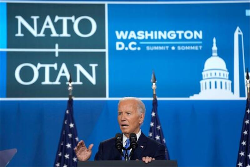 Biden, Putin und Work-Life-Balance Noch regierungsfähig? US-Präsident Joe Biden spricht auf einer Pressekonferenz nach dem Nato-Gipfel in Washington.