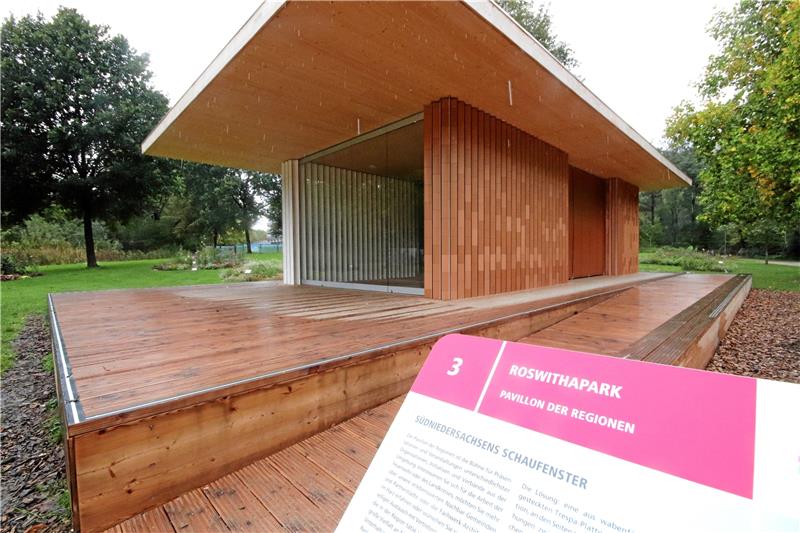 Laga Bad Gandersheim insolvent: Forderungen und offene Fragen Noch zu haben ist der Pavillon der Regionen. Verkaufspreis 100.000 Euro – Verhandlungsbasis. Archivfoto: Gereke