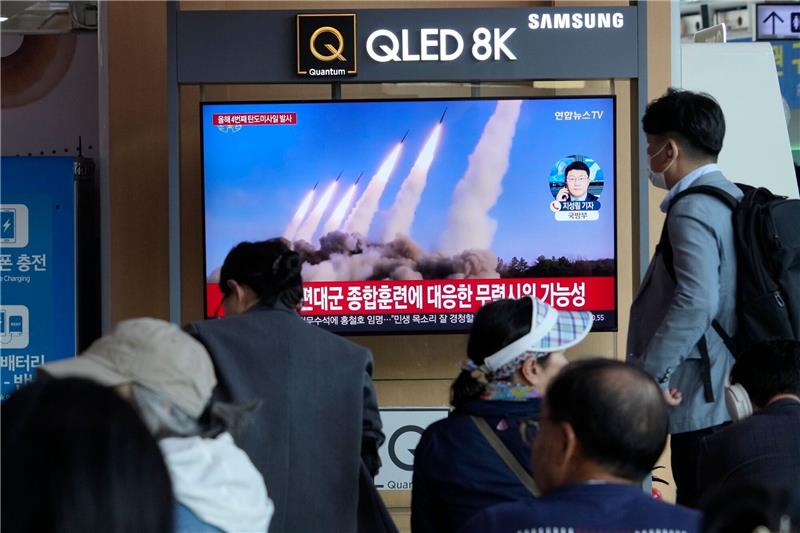 Südkorea: Nordkorea feuert mehrere Raketen ab Nordkorea hat seit Beginn 2022 den Umfang seiner Waffentests einschließlich der Erprobung atomwaffenfähiger Raketen erheblich erhöht (Archivbild).