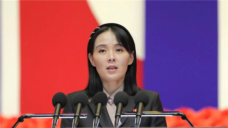 Nordkoreas Kim Yo Jong, Schwester von Machthaber Kim Jong Un, erteilt Bemühungen zur nuklearen Abrüstung des Landes eine klare Absage. (Archivbild)
