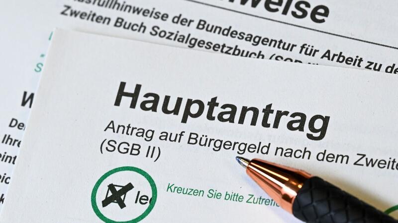 Nullrunde im nächsten Jahr? Antrag auf Bürgergeld (Archivfoto)