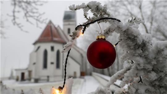 Nur wenige Menschen konnten Heiligabend im Schnee feiern. 
