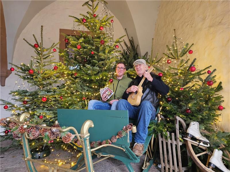 Eine Advents-CD von Goslarern für Goslarer Ob Jan Simon (links) und Axel Dietsch auf der CD vertreten sein werden, steht noch in den (Weihnachts-)Sternen. Foto: Sowa
