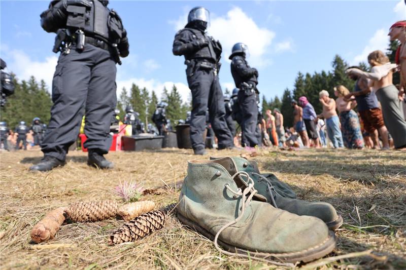 Ob es zu einem weiteren Einsatz der Polizei im Lager der „Rainbow Family“ geben ...