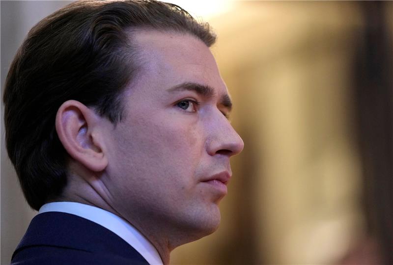 Österrreichs Ex-Kanzler Sebastian Kurz bei einem Besuch in Belgrad.