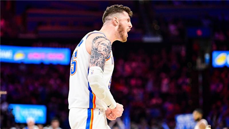 Oklahomas Center Isaiah Hartenstein lieferte unter den Körben ein starkes Spiel ab.