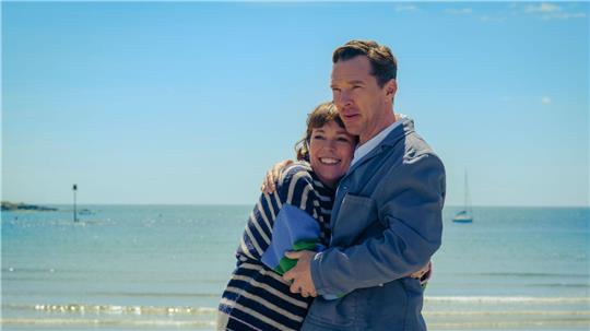 Olivia Colman und Benedict Cumberbatch spielen die Hauptrollen in der turbulenten Scheidungskomödie „Die Rosenschlacht“. (Handout)