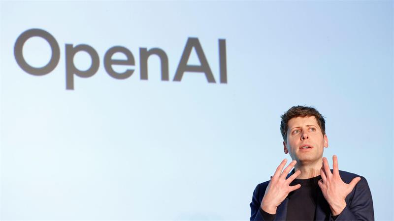 Amerikanische KI-Bosse für verlangsamte Entwicklung OpenAI-Chef Sam Altman. Der Börsengang für OpenAI ist erst einmal aufgeschoben.