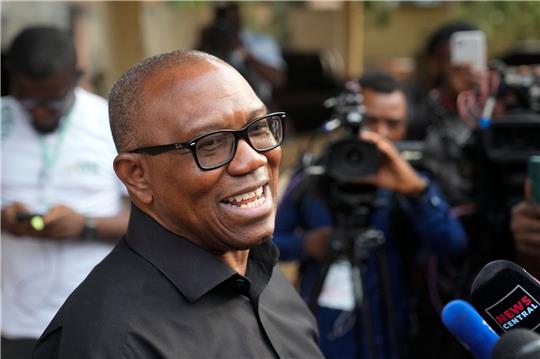 Oppositionskandidat Peter Obi erreichte laut offiziellem Ergebnis 25 Prozent der Stimmen.