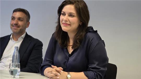 Optimismus für die FDP strahlt Svenja Hahn im GZ-Redaktionsgespräch aus. Mit von der Partie ist der FDP-Landesvorsitzende Konstantin Kuhle.
