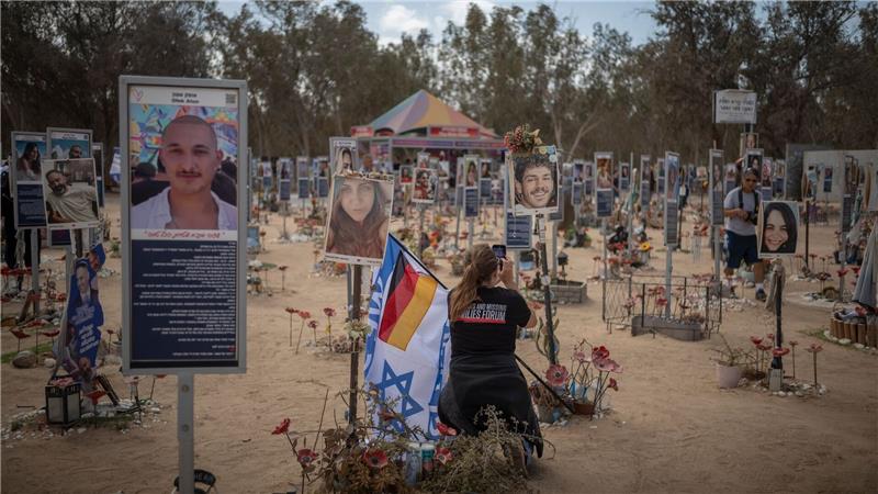 Ort der Trauer und des Gedenkens - das Nova-Festivalgelände in Re’im, zwei Jahre nach dem Anschlag der Hamas am 7. Oktober.