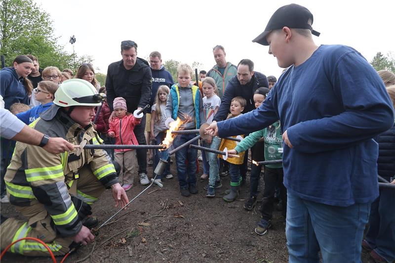 Osterfeuer am Bollrich