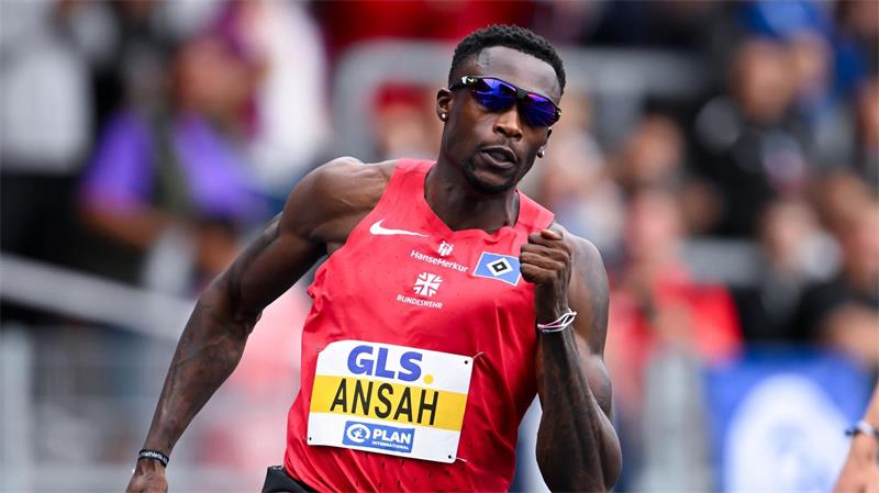 Owen Ansah in Aktion