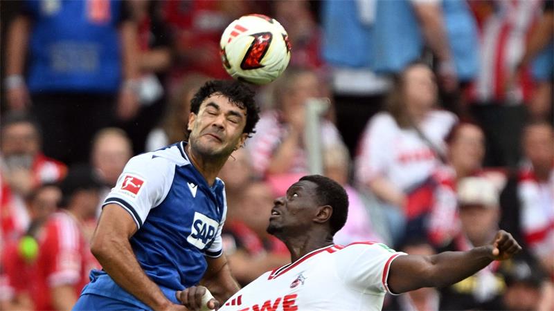 Auch dank El Mala: Köln startet mit Sieg in Bundesligasaison Ozan Kabak ging trotz eines Treffers als Verlierer mit der TSG Hoffenheim vom Platz.
