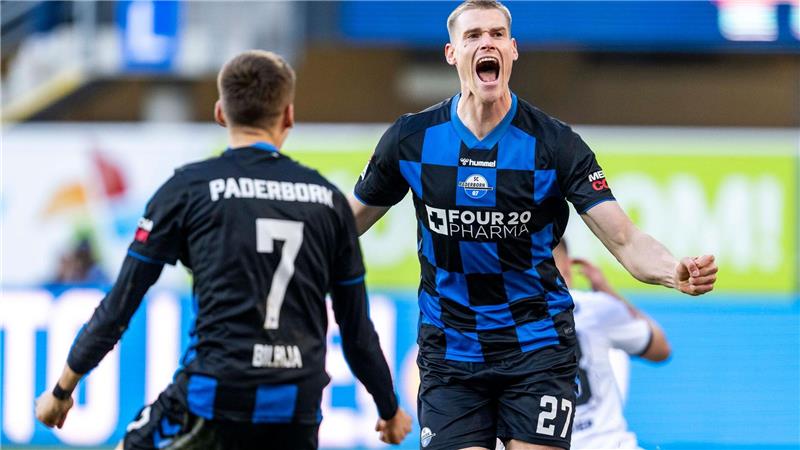 Tigges sichert Paderborner Sieg in packendem Derby Paderborns Matchwinner Steffen Tigges.