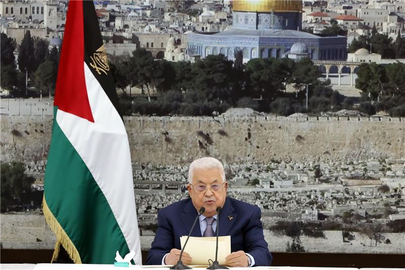 Neuer palästinensischer Ministerpräsident bildet Regierung Palästinenserpräsident Mahmud Abbas.