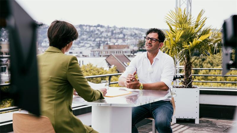 Pantisano im Sommerinterview des ZDF. (Handout)