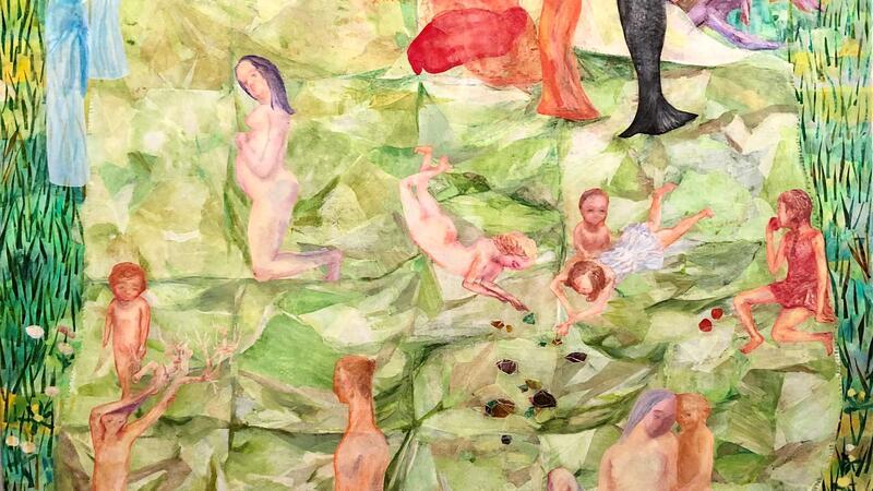 „Durch den Wald“: Bilder mit nachdenklicher Note Paradiesische Zustände: Eine Arbeit der japanischen Künstlerin Ruri Watanabe.
