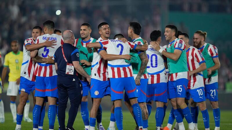 Paraguay feiert einen wichtigen Sieg gegen Brasilien.
