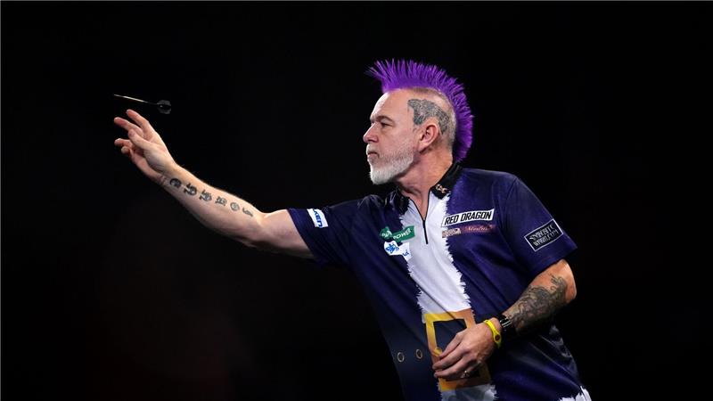 Peter Wright startete schwach in die Partie - und wurde noch schwächer.