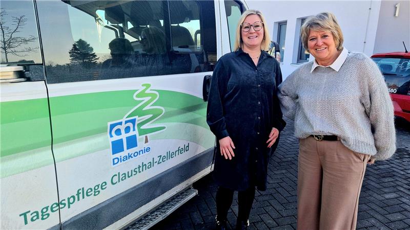 Wo Clausthals Senioren auch gern mal eine zünftige Party feiern Pflegedienstleiterin Sarah Schmidt (l.) und Heimleitung Sylvia Henkel wollen, dass sich die Gäste in der „Waldwiese“ wohlfühlen.