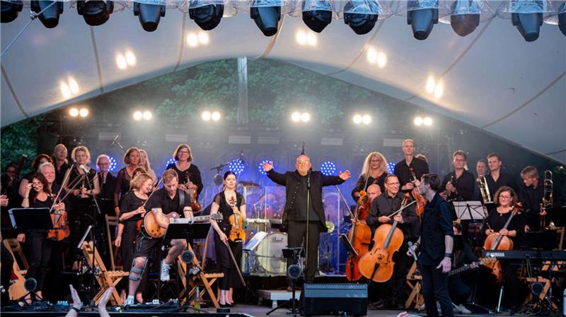 Ein Konzert vor einmaliger Kulisse „Philharmonic Rock“ ist am Sonntag bei den Pfalzkonzerten zu Gast.