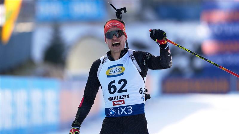 Nach Jahren des Zweifelns: Horn erfüllt sich großen Traum Philipp Horn jubelt über den ersten Podestplatz seiner Karriere.