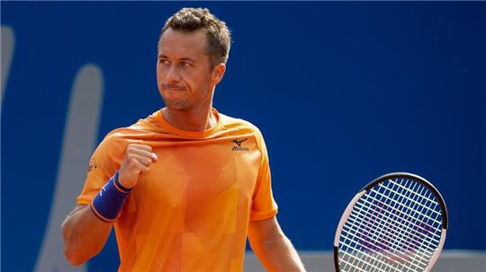 Philipp Kohlschreiber arbeitet als Trainer von Tennis-Talent Justin Engel.