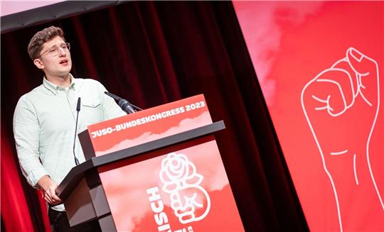 Philipp Türmer, Kandidat Jusos-Bundesvorsitzender.