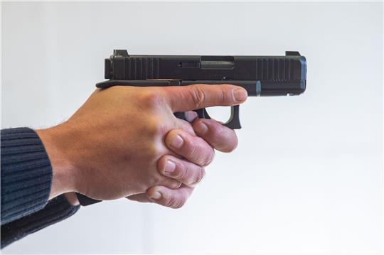 Pistole «Glock 46». Der Industrielle und milliardenschwere Waffenhersteller Gaston Glock ist tot.