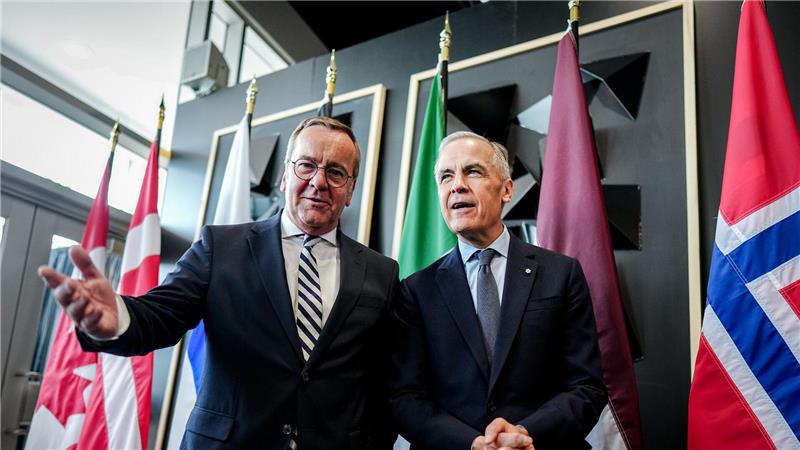 Pistorius hat unter anderem den kanadischen Premierminister Mark Carney getroffen.