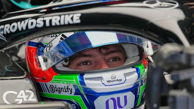 Formel-1-Krönung rückt näher: Antonelli im Trainingssoll Platz zwei im ersten Freien Training: Kimi Antonelli bringt sich für die Krönung in Stimmung.