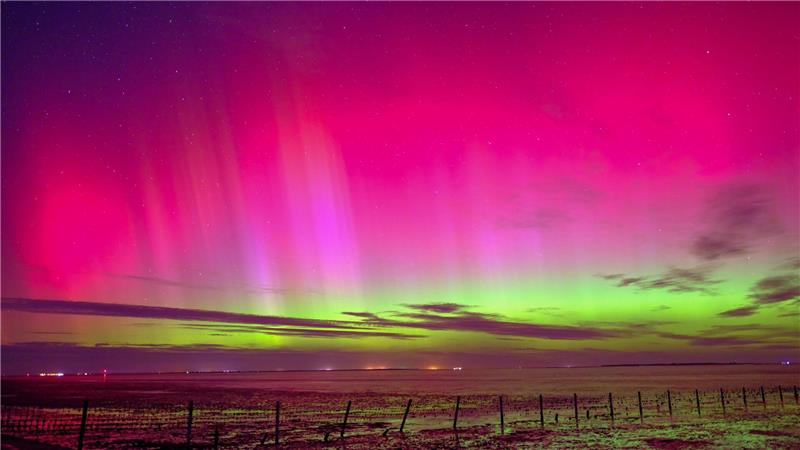 Deutschlandweit Polarlichter möglich Polarlichter könnten auch in der Nacht zum Montag zu sehen sein. (Archivbild)