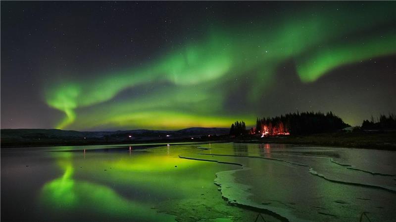 Polarlichter über Island