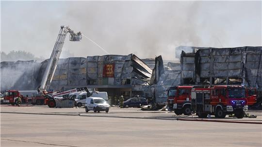 Polen macht russische Geheimdienste für den Brand im Marywilska-Einkaufszentrum in Warschau verantwortlich. (Archivbild) 