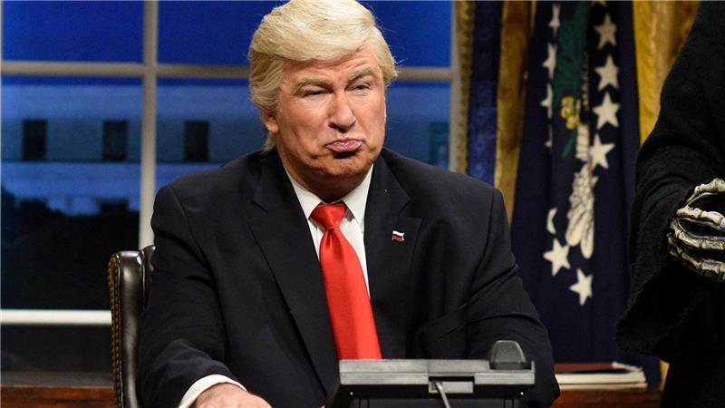 Live aus New York! – 50 Jahre „Saturday Night Live“ Politische Comedy war immer Teil von „Saturday Night Live“. Niemand war häufiger zu Gast als Alec Baldwin – hier als Donald Trump.