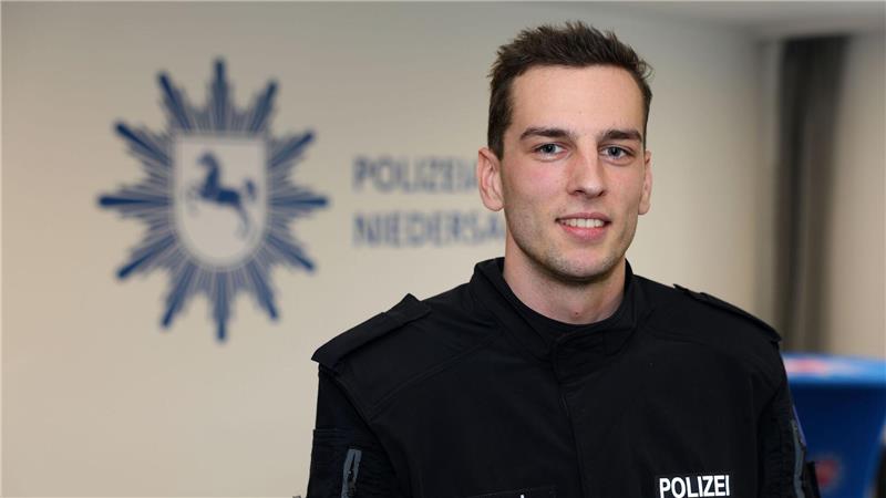Polizeistudent Niklas Korsch will mit seiner Arbeit für Gerechtigkeit sorgen.