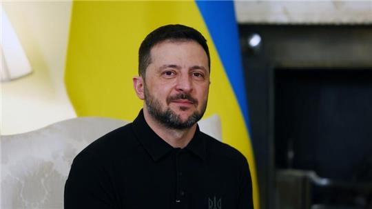 Präsident Wolodymyr Selenskyj in London.