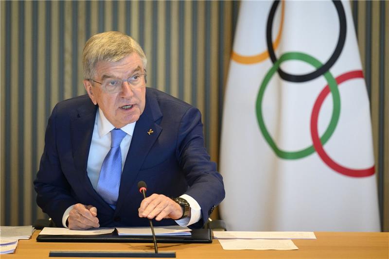 IOC verschärft Kontroverse mit Rückkehr von Russen im Sport Präsident des Internationalen Olympischen Komitees: Thomas Bach.
