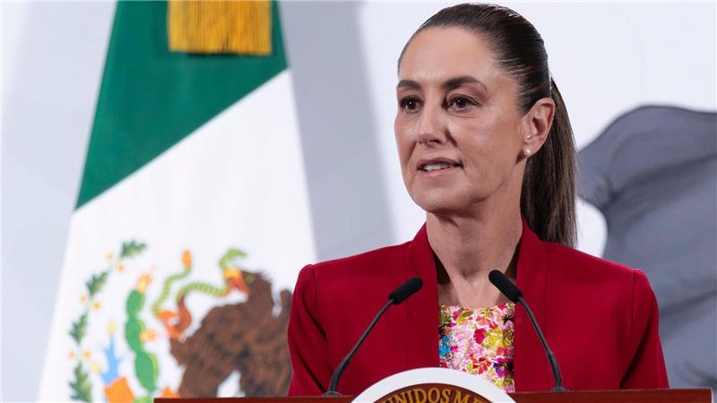 Präsidentin von Mexiko Claudia Sheinbaum garantiert Sicherheit für die WM-Besucher. (Archivbild)