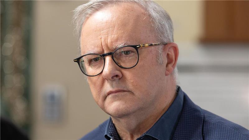 Premierminister Albanese reagierte entsetzt auf den Vorfall in Melbourne.