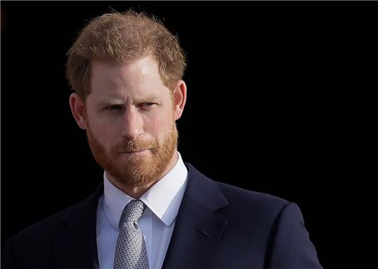 Prinz Harry hier noch in den Gärten des Buckingham-Palasts.