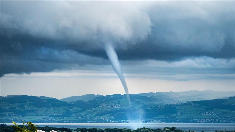 „Prinzipiell“ seien die Voraussetzungen für Tornados gegeben, heißt es beim DWD. (Archivbild)