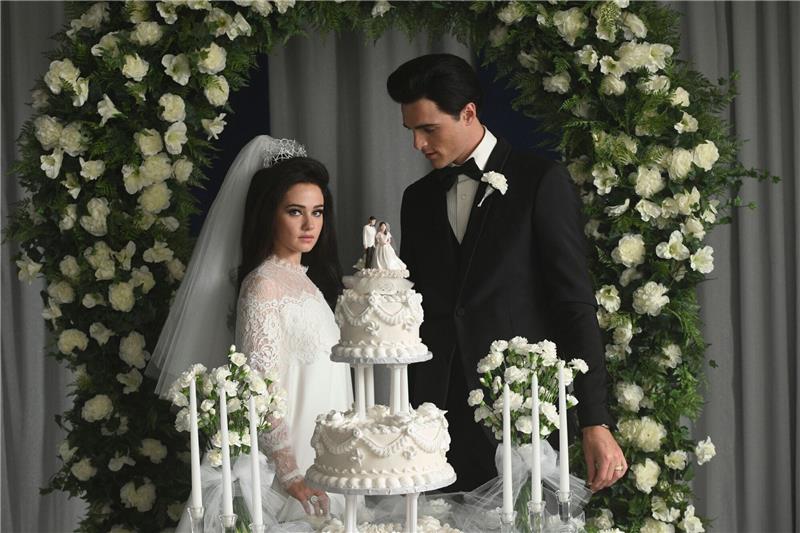 Priscilla (Cailee Spaeny) und Elvis (Jacob Elordi) haben 1967 geheiratet.