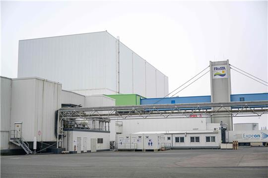 Produktionshallen von Frosta in Bremerhaven.